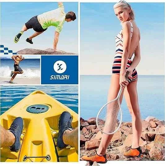 SIMARI Black Water Shoes